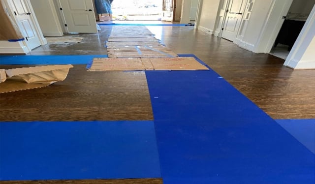 Good Move Movers protect floors before they begin moving services